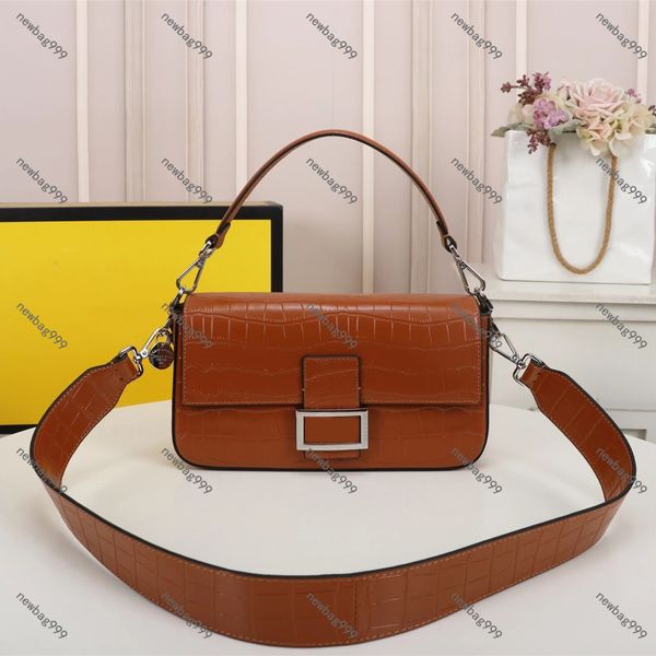 Designer Re-Edition Baguette Bag Sac à main de luxe Femme épaule Bandoulière Messenger Bag Avec deux bretelles amovibles