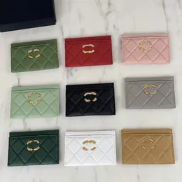 Designer Real Leather Card Holders For Girl LogoSEd Logo Ball Pattern Paris Popular Femme Carte Holder Purse Purse Portefeuille Sacs Document 9 Couleur avec Box Original 2024