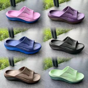 Designer Recovery Slide 3 White Black Sliders schoenen One Fashion Slippers Dames Men Sandalen Beige Purple Pink Yellow Slides Big Size 36-44