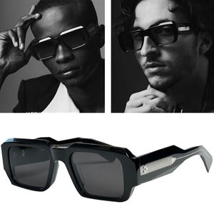 Designer zonnebril met rechthoekig frame herenmode kleurveranderende lenzen UV400-bestendige bril temperament buitenspiegels meerdere kleuren om uit te kiezen