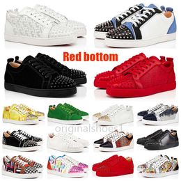 Zapatos de diseñador luxury hoficers redbottoms rojo fondos hombres zapatos de mujer zapatillas de moda de alta calidad