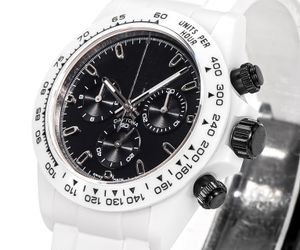 designer relxs horloge herenhorloge damespolshorloge Zwarte keramische kast 7750 beweging waterdichte luxe horloges van hoge kwaliteit