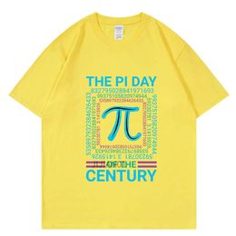 Diseñador Retro Pi Camisetas para hombres Pure Algodón Urbano Camiseta Negra Camiseta de manga corta Matemáticas Matemáticas Topas Fit Fit Clothing