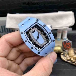 Designer Ri mlies Luxe horloges Vat Wijn Horloge Rm37 Horloge Serie Automatische Mechanische Keramische Kast Tape Dames s es Hoge kwaliteit