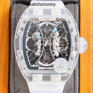 Designer Ri mlies Luxe horloges Machines Business Leisure Sneeuw Rm53-02 Glas Automatische Case Tape Horloge heren Hoge kwaliteit