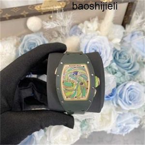 Diseñador RicharsMilers Reloj Movimiento mecánico Tourbillon Reloj suizo Reloj de fábrica ZF Reloj de movimiento suizo de alta calidad Esfera de cerámica con Diamon1ORD