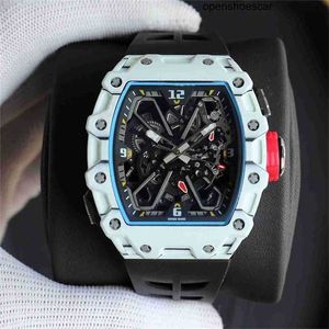 Designer Richasmiers Watch Ys Top Clone Factory Watch Carbon Fiber Automatic S Watch Top Quality Swiss Movie Mouve Regarder Céramique avec Diamond RM3503 A entièrement ozozhf