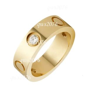 Designer Bague Boîte Rose Or En Acier Inoxydable Cristal De Mariage Femme Bijoux Amour Hommes Promesse Anneaux Pour Femmes Femmes Cadeau Fiançailles Avec Sac