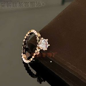 Anneau de créateur Chaumets Moisanite Ring Bijoux Luxury Shangjia Sameau principal Bracelet en nid d'abeille en nid d'abeille