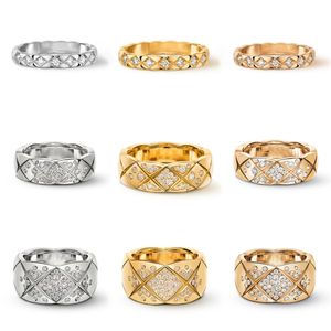 Designer Ring Coco Crush Lingge Ring Gold Ring vrouwelijke overlay ster dezelfde stijl mode persoonlijkheidspaar ringen david yurma ring ontwerper ring schroef ring gol 116