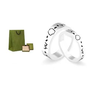 Designer Ring For Man Women Unisex Rings Fashion Ghost Designer Sieraden Sliver Color Gift