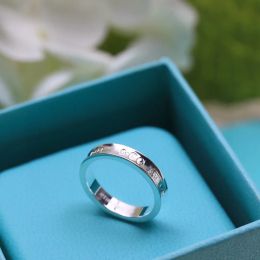Designer ring voor dames heren luxe 1837 sieraden Sterling Zilver hoge kwaliteit modetrend paar jubileum cadeau stijl T-ring