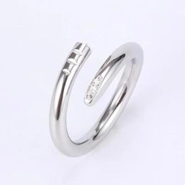 Designer Ring voor Vrouwen Mannen Luxe Klassieke Nagel Ring Mode Unisex Manchet Ring Paar Ring Gouden Ring Designer Sieraden Gift