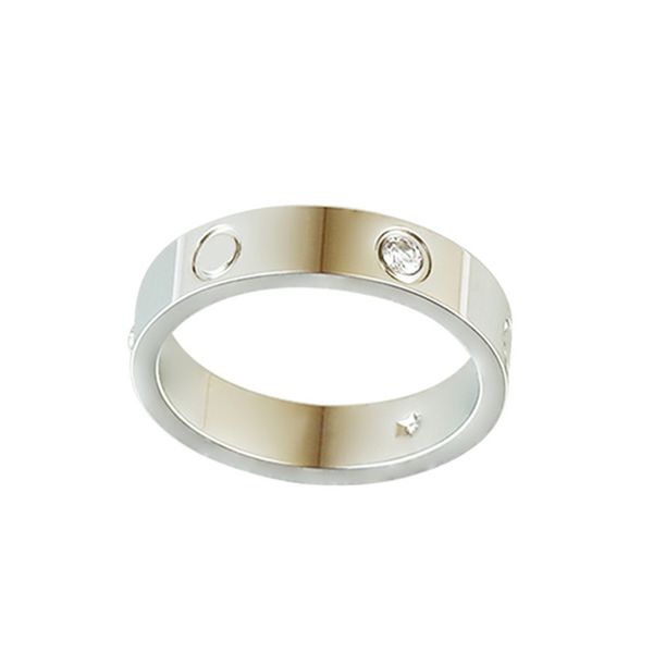 bague de créateur pour femmes hommes ongles bague en or rose bijoux de luxe en acier inoxydable simple mode amitié colorfast Non allergique amour bagues en diamant conception de bijoux pour hommes