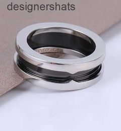 Designer ring voor vrouwen schroef liefde heren dames paar zwarte keramiek 1-3 beurten hoge kwaliteit 925s luxe bandringen voor vrouw man moissanite Bulgori ring