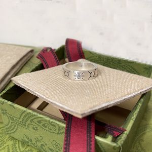 Anillo de diseñador GGity Carta Pareja Anillos Mujeres Joyería retro Fiesta de lujo Anillos de boda Mujer Regalos Anillos de racimo 6-10 n4