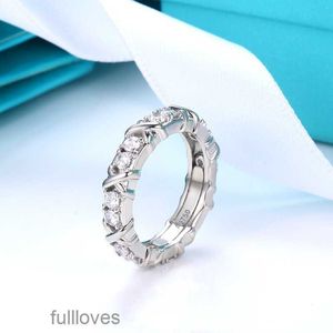 Designer Ring Goud Zilver Luxe roségouden band diamant split gekleurd roestvrij staal bruidspaar sieraden liefde vrouwen cadeau verloving met doos