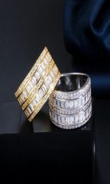 Designer ring sieraden bruid bruiloft 17 ontwerpen liefde zilver goud witte aaa kubieke zirkonia maat 69 Zuid -Amerikaanse Mexicaanse engagemen7814093
