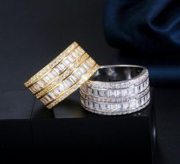 Designer ring sieraden bruid bruiloft 17 ontwerpen liefde zilver goud wit aaa kubieke zirkonia maat 69 Zuid -Amerikaanse Mexicaanse engagemen4211974