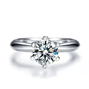 Designer Ring Love Ring Classic Style Originele Gedrukte Sier -kleurenringen voor vrouwelijke ontwerper E1B