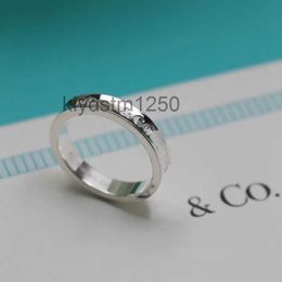 Designer Ring Luxe 1837 Sieraden S925 Sterling Zilver Hoge Kwaliteit voor zowel mannen als vrouwen Modetrend Verjaardag Kerstcadeau JYS3
