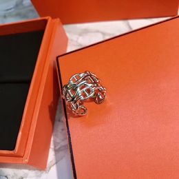 Designer ring luxe ringen voor dames mode trendy ringen heren sterling zilveren paar ringen roségoud vakantiecadeau van hoge kwaliteit goed