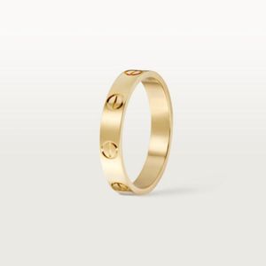 Bague de créateur pour femme, bague de luxe, bijoux de créateur, sens du design, bagues de largeur 5MM et 6MM, taille de bague multi-doigts, bague plaquée or 18 carats