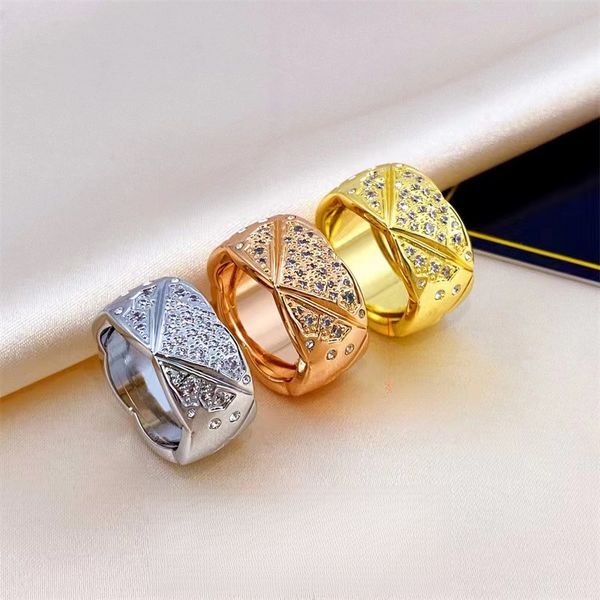 Bague de créateur personnalisée en forme d'ananas et de diamant, à la mode, en or Rose, pour Couple, bijoux, cadeau, vente en gros