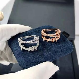 Designer Rings Designer for Women Love Ring Designers gesimuleerde diamant wit rosé goud trend mode goed