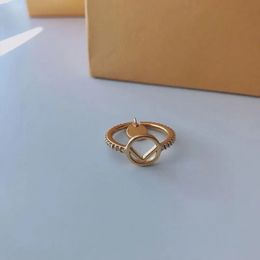 designer ringen verlovingsfeest jubileum paar ring vakmanschap gouden letterringen voor vrouwen 6-8 maat met sieradendoos cadeau goed leuk