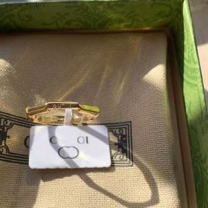 Designer Ringen Modetrend Merk Rose Gouden Ring Paar Sterling Sier Nieuwe Stijl Vakantiecadeau Gepersonaliseerd