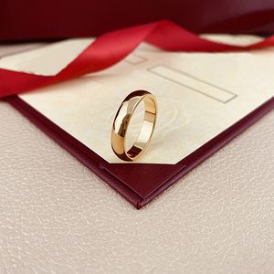 Designer ringen voor vrouw diamanten ring C brief luxe sieraden mannen verguld zilver goud roos mode-sieraden verlovingsring bruiloft cadeau geen vervaging 3mm 4mm 5mm