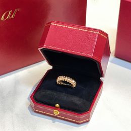 Designer ringen voor dames heren modetrend merk gestreepte ring paar sierverguld nieuwe stijl vakantiecadeau gepersonaliseerd leuk goed