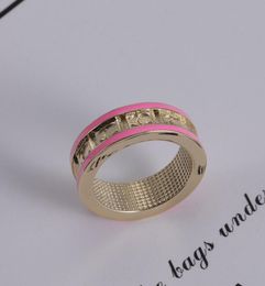 Anillos de diseñador de alta calidad dorado dedo fino anillo de dedo bague anello para mujeres dama amantes seleccionados regalos joyas