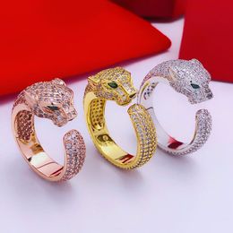 Designer Ringen Love Ring Diamond-Pave Trouwring Zilver Dames/Heren Luxe Sieraden Titanium Staal