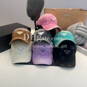 Casquette déchirée de styliste, casquette triangulaire de luxe, unisexe, en toile, pour Sports de plein air, dégradé de lavage, chapeau de Baseball, chapeau Hip Hop