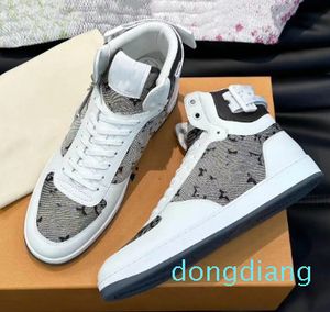 Designer Rivoli Casual Sneaker Herren Damen High Top Sneakers Designer Boot Regenbogen Kalbsleder Trainer