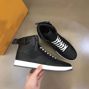 Designer Rivoli Sneaker Boot Chaussures L Baskets Casual Hommes Femmes High Top Chaussures Fleur En Cuir De Veau En Relief Bottes De Luxe Épissage Baskets Arc-en-ciel Multicolores 05