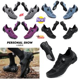 Designer Road Bidake Sports Dirt Men Flat Speed Cycling Sneakers Flats Mountain Bicycle Footwear SPD CLEATS Chaussures 36-47 Gai 765 S 456