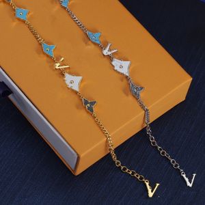 Bracelet de créateur en or Rose à quatre feuilles, bijoux de luxe pour femmes, cadeau exquis