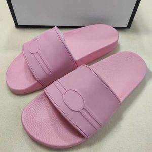 Designer Rubber Slide Sandal Floral Brocade Hommes Slipper Gear Bas Tongs Femmes Rayé Plage Causal Chaussures Tongs Avec Boîte NO010