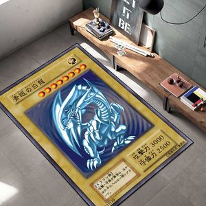 Designer Tapijten Tapijten Home Decor Game Ace Card Dead Susheng Tapijt Japans blauw oog Wit Dragon Tapijt Woonkamer Slaapkamer Slaapkamer ANIME MAT KAMER Decorontwerper