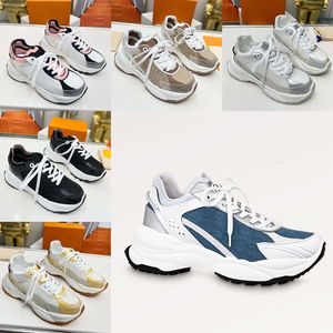 Diseñador Run 55 Sneakers Men Woman Shoes Platform Trainers Sombre de goma Zapato casual 36-45 con caja 483