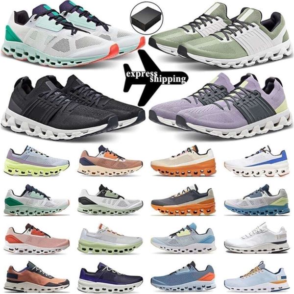 Diseñador de zapatos para correr con Cloudnova Neon Cyan Cloudstratus Black Magnet Cloudmonster Rose Red Cloudswift Green Grey Cloudrunner entrenador para hombre