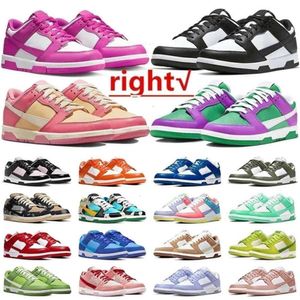 Designer running Reverse lage heren Joker damesschoenen Strawberry Peach Panda Zwart Grijs Fog UNC Coast Medium Curry Active Fuchsia Triple Pink GAI herenof schoen