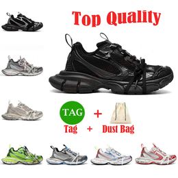 Diseñador Zapato para correr Paris 3XL Zapatillas de deporte Runner Phantom Retro Entrenadores Beige claro Amarillo Triple Negro Hombres Mujeres Zapatos casuales de malla Cómodo Nylon Mule Track