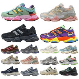 Chaussures de course de créateurs 9060 Joe Freshgoods hommes femmes chaussures de course en daim 1906r designer cuit biscuit rose baby shower bleu sel de mer sel extérieur sentier des baskets