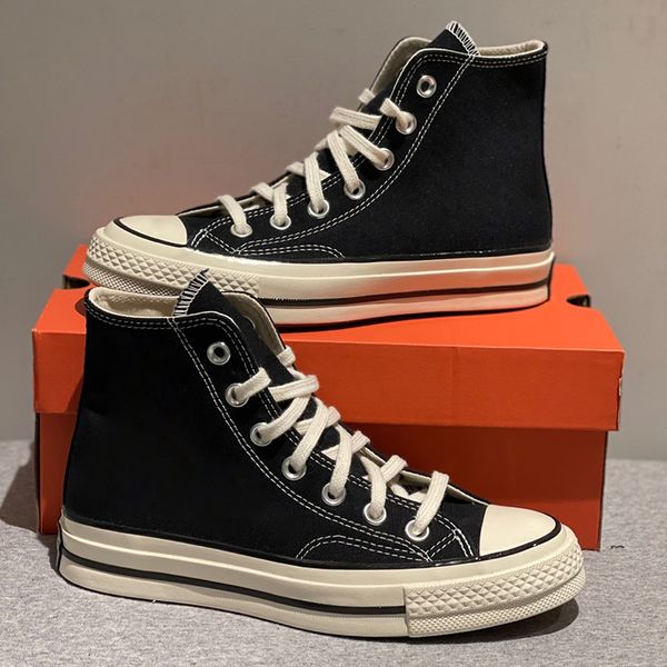 Zapatillas de correr de diseñador para hombres, mujeres, marca de moda 1970 Chucks, zapatillas de deporte casuales de cuero de lona, zapatillas de deporte All Star 70 Triple Negro Blanco Rojo Azul Deportes para hombre