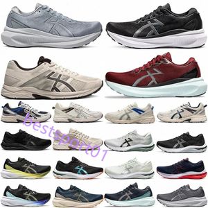 Chaussures de course de créateurs Gel Kahana8 Low Top Retro Athletic Hommes Femmes Baskets Sports de plein air Baskets Obsidian Gris Crème Blanc Noir Ivy B3