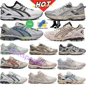 Designer loopschoenen gel kahana8 Lage Top Retro Atletische Heren Dames Trainers Buitensporten Sneakers Obsidiaan Grijs Crème Wit Zwart Ivy Outdoor Trail 36-45 B3